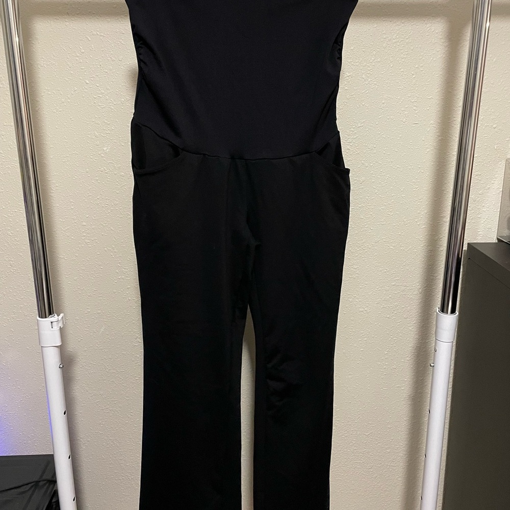Elegant Black Maternity Women's Work Pants